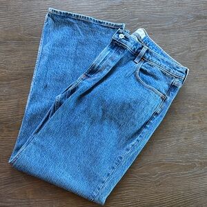 Abercrombie & Fitch The Baggy Low Rise Dark Marble size 31/12 R